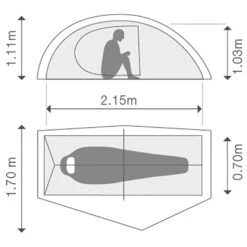 Exped Mira I HL - Tente 1 Place -Équip’Camp Magasin exped mira i hl tente 1 place detail 4