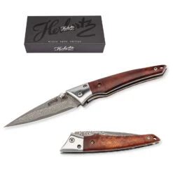 Einhandmesser Damast - Couteau -Équip’Camp Magasin herbertz selektion einhandmesser damast couteau