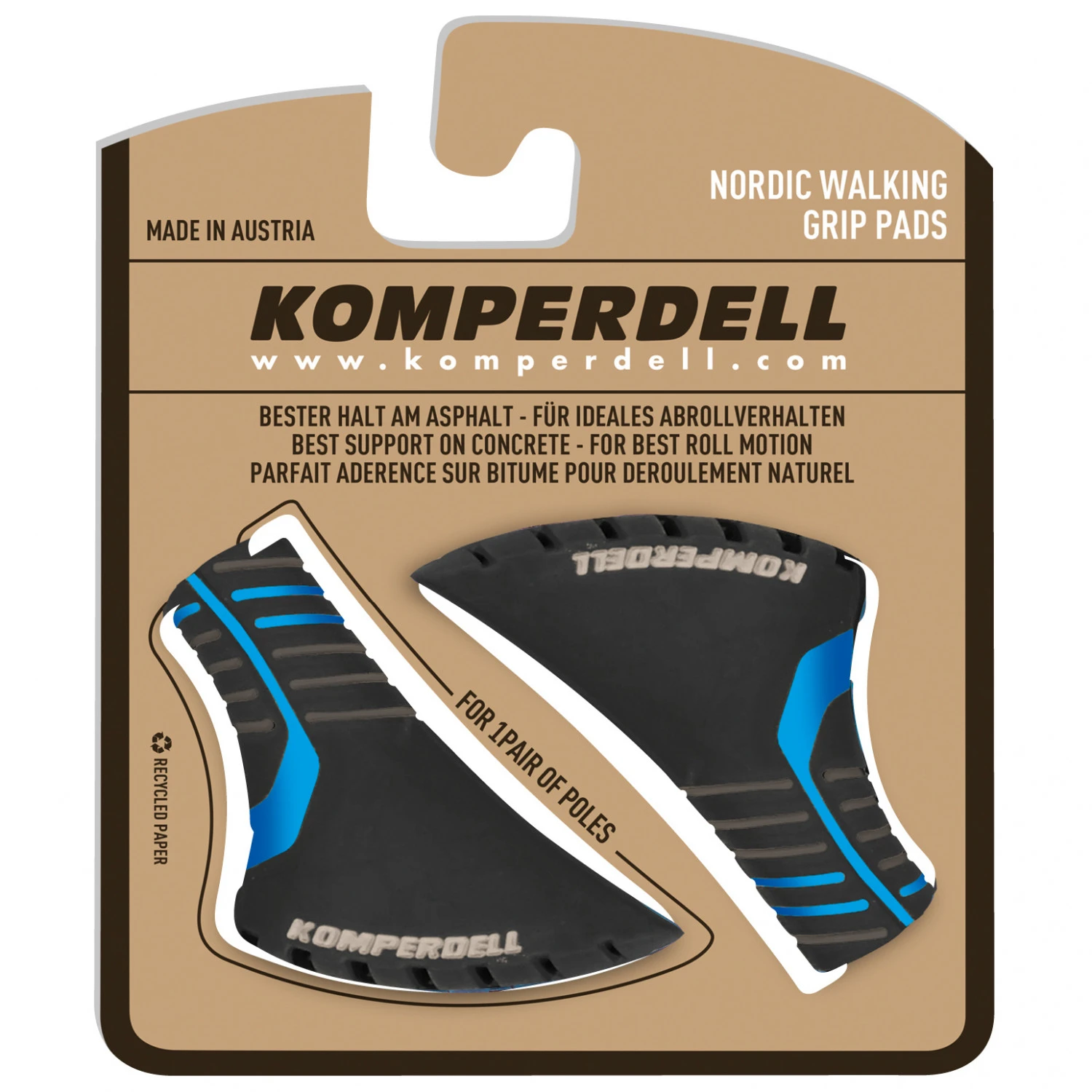 Komperdell Nordic Walking 2-Color Vulcanized Pad 7 Komperdell Nordic Walking 2-Color Vulcanized Pad – Image 5