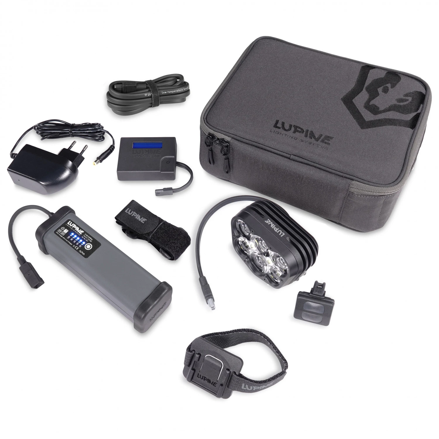 Lupine Alpha Helmlampenset - Lampe De Casque 3 Lupine Alpha Helmlampenset - Lampe De Casque