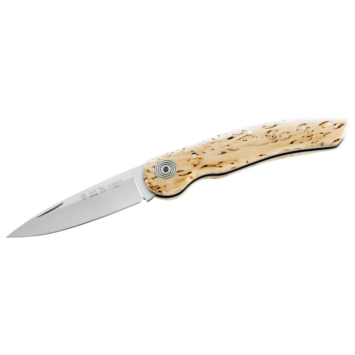 Taschenmesser Mit Maserbirkegriffschalen - Couteau 3 Taschenmesser Mit Maserbirkegriffschalen - Couteau