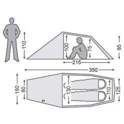 Nordisk Halland 2 PU - Tente 2 Places -Équip’Camp Magasin nordisk halland 2 pu tente 2 places detail 2