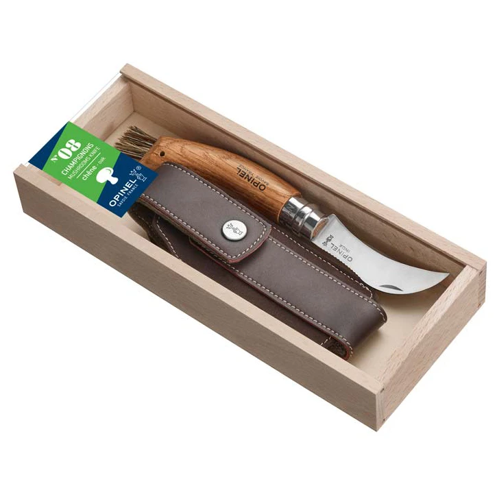 Opinel Pilzmesser-Geschenkset Inkl. Etui - Couteau 3 Opinel Pilzmesser-Geschenkset Inkl. Etui - Couteau