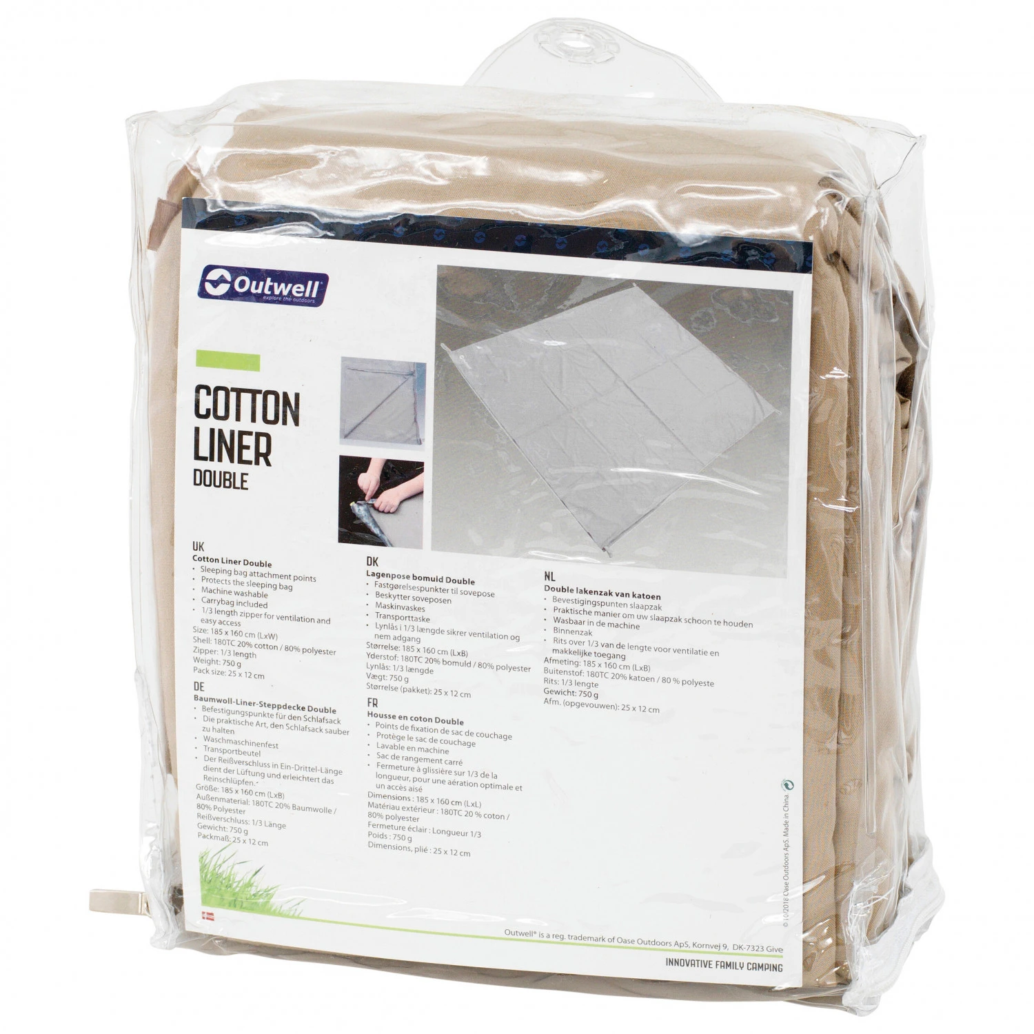 Outwell Cotton Liner - Drap De Sac 5 Outwell Cotton Liner - Drap De Sac – Image 3