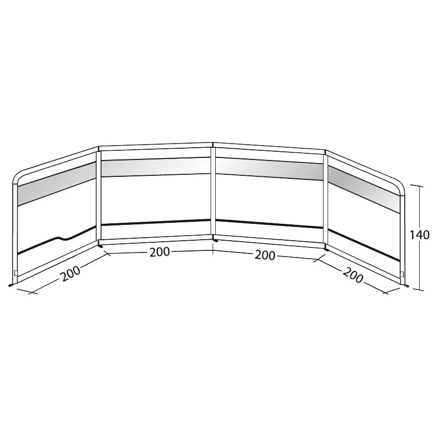 Outwell Windscreen Air - Rallonge Pour Tente 4 Outwell Windscreen Air - Rallonge Pour Tente – Image 2