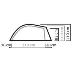 SALEWA Litetrek II Tent - Tente 2 Places -Équip’Camp Magasin salewa litetrek ii tent tente 2 places detail 3