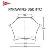 Spatz Parawing 350 BTC - Tarp -Équip’Camp Magasin spatz parawing 350 btc tarp detail 2