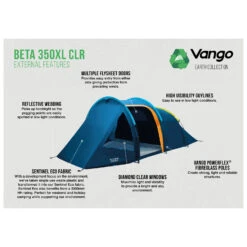 Vango Beta 350XL CLR - Tente 3 Places -Équip’Camp Magasin vango beta 350xl clr tente 3 places detail 2