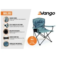 Vango Malibu - Chaise De Camping -Équip’Camp Magasin vango malibu chaise de camping detail 2