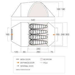 Vango Mokala 450 - Tente 4 Places