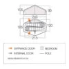 Vango Nevis 200 - Tente 2 Places -Équip’Camp Magasin vango nevis 200 tente 2 places detail 2